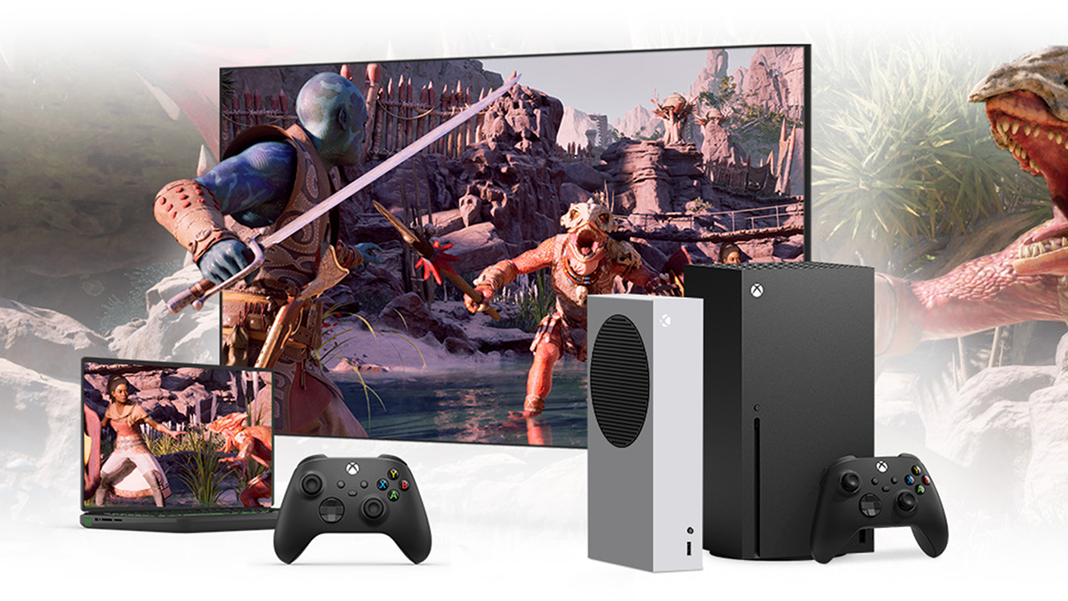 Image with text reading Powering Games, Empowering Creators with images from six video games